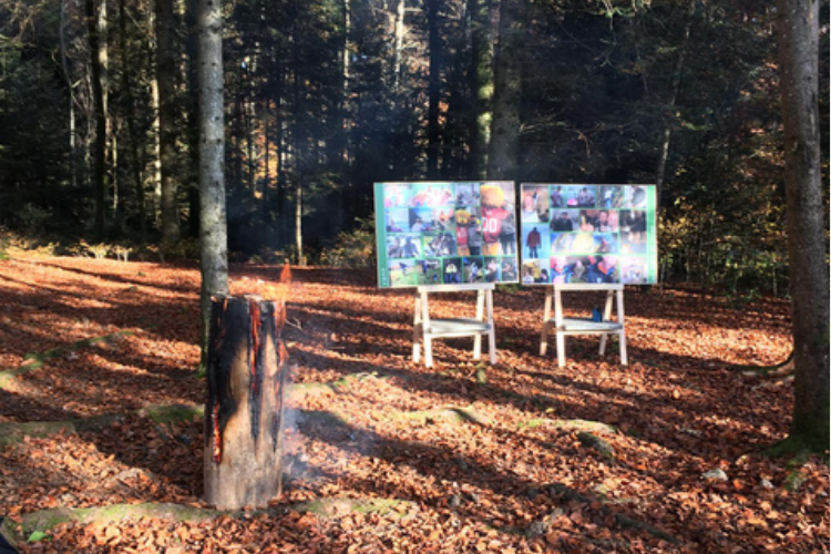 cérémonie dans la nature